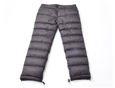 Pantalones de Esquí Aislados para Invierno - Relleno de Plumón Negro - Image 10