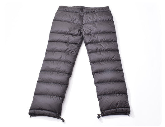 Pantalones de Esquí Aislados para Invierno - Relleno de Plumón Negro - Image 10