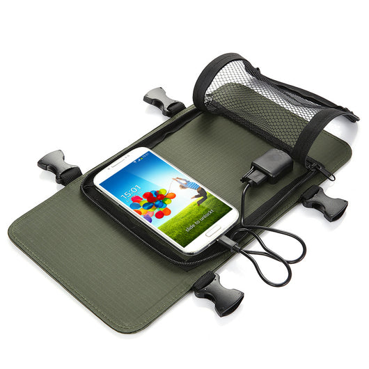 Mochila de Lona con Carga Solar para Deportes al Aire Libre - Image 4