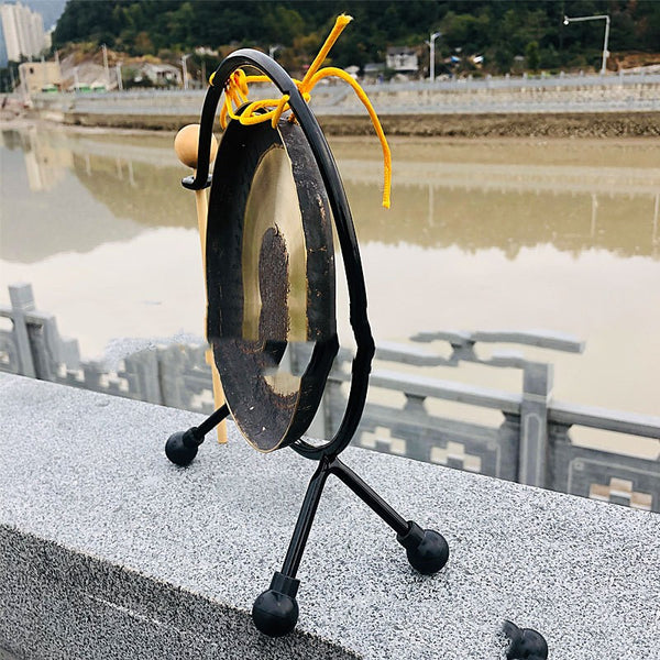Gong de Cobre 16cm con Marco para Educación Musical Infantil