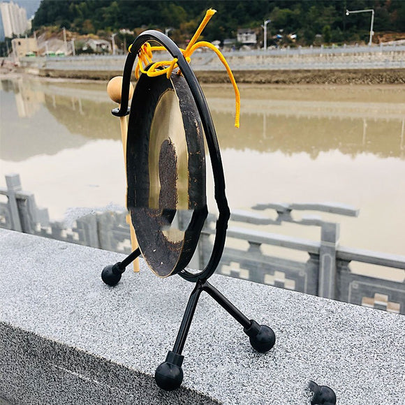 Gong de Cobre 16cm con Marco para Educación Musical Infantil