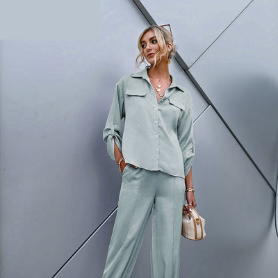 Conjunto de Pijama Largo Cómodo para Casa - Image 3