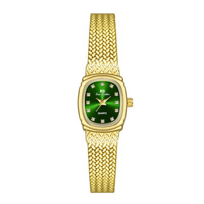 Reloj de Pulsera Dorado Minimalista - Lujo Accesible con Estilo Contemporáneo - Image 9