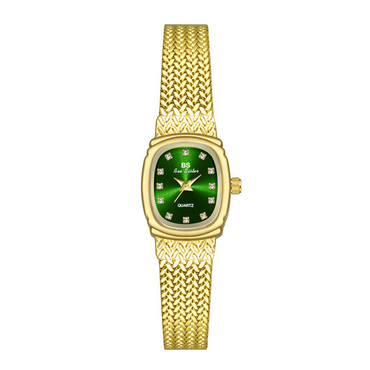Reloj de Pulsera Dorado Minimalista - Lujo Accesible con Estilo Contemporáneo - Image 9