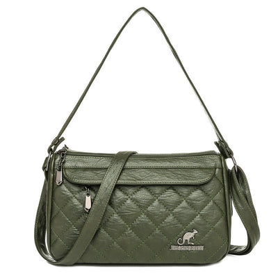 Bolso Bandolera de Cuero PU Texturizado Suave - Image 4