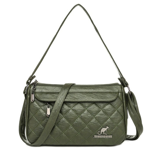 Bolso Bandolera de Cuero PU Texturizado Suave - Image 4