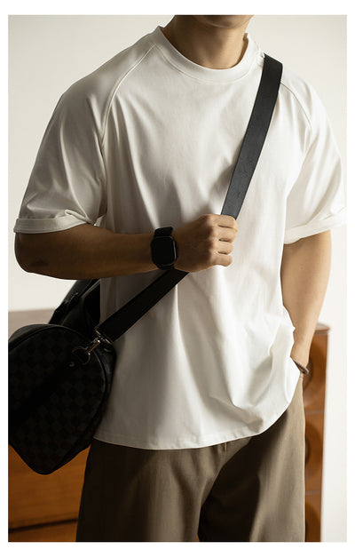 Camiseta Raglan Suelta con Protección Solar y Tecnología Antibacterial para Hombre - Image 14