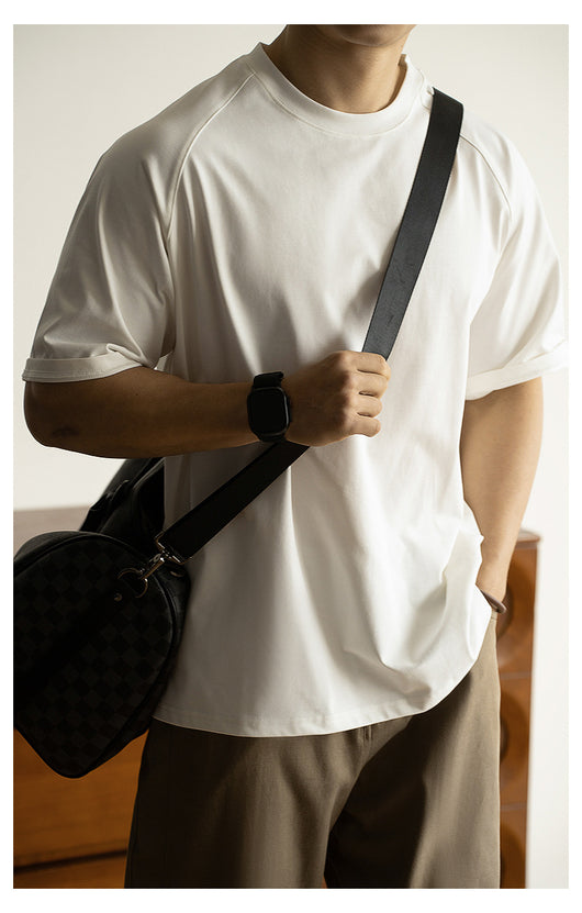 Camiseta Raglan Suelta con Protección Solar y Tecnología Antibacterial para Hombre - Image 14