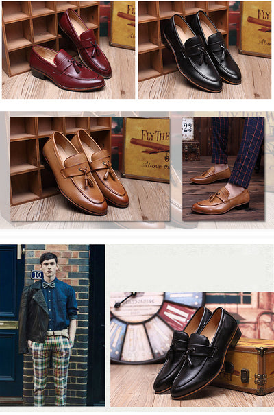 Mocasines Retro Británicos con Borlas para Hombre - Estilo Casual - Image 10