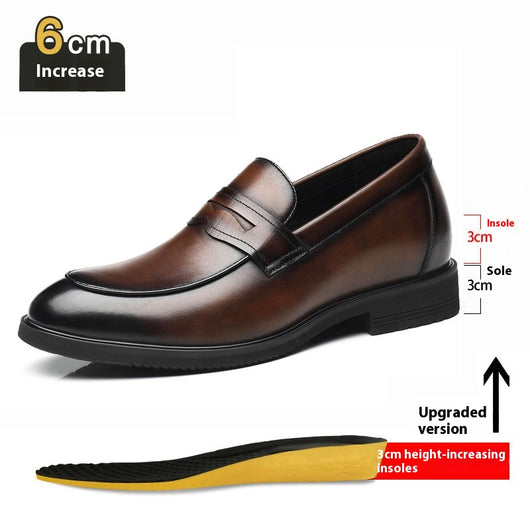 Zapatos de Cuero Premium con Alzada Invisible para Hombre - Elegancia y Confianza - Image 7