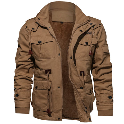 Abrigo de Invierno con Capucha Desmontable y Múltiples Bolsillos - Image 10