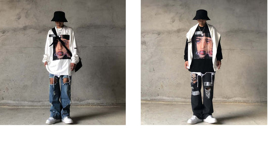 Camiseta Manga Larga Retrato Urbano para Hombre - Image 12