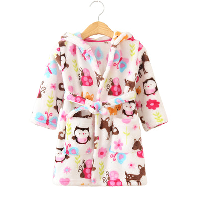 Bata de Baño Infantil de Franela Gruesa y Abrigadora - Image 24