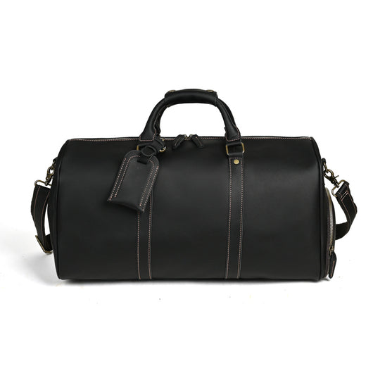 Bolsa Mensajero de Cuero para Viajes - Gran Capacidad Portátil - Image 4