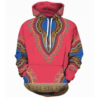 Sudaderas Hoodie Hombre Estampado 3D Diseño Africano Tradicional - Image 9
