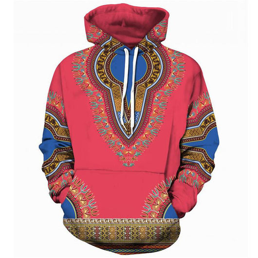 Sudaderas Hoodie Hombre Estampado 3D Diseño Africano Tradicional - Image 9