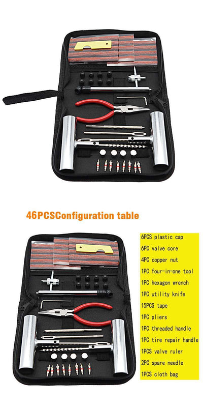Kit de Reparación de Llantas en Bolsa de Primeros Auxilios - Image 14