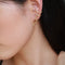 Aretes Vintage Serpiente Dorada Envolvente - Diseño Pequeño