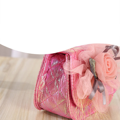 Bolso Bandolera Tejido con Perlas Floral - Image 15