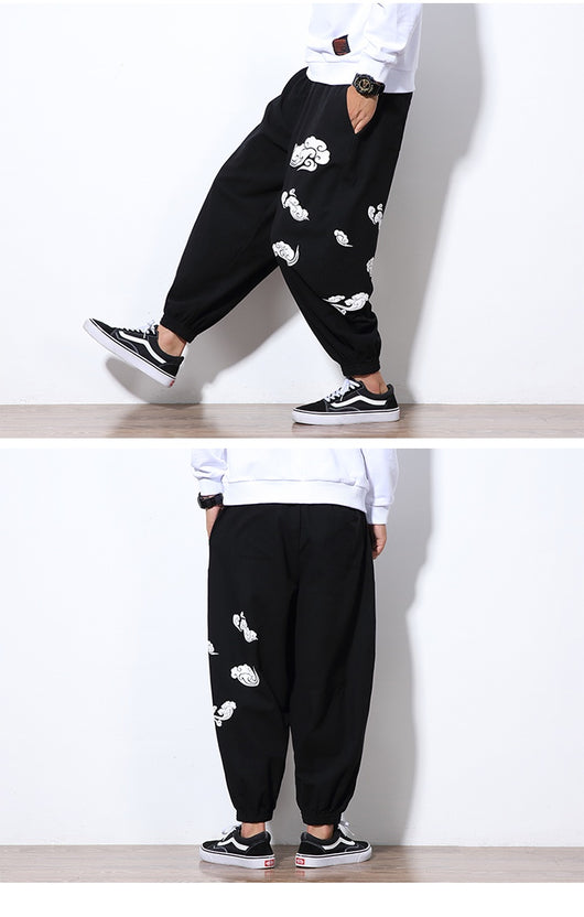 Pantalones Sueltos Casuales Xiangyun - Comodidad Asiática para Hombre - Image 9