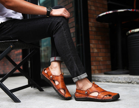 Sandalias Baotou de Verano para Hombre - Cómodas y Versátiles - Image 11