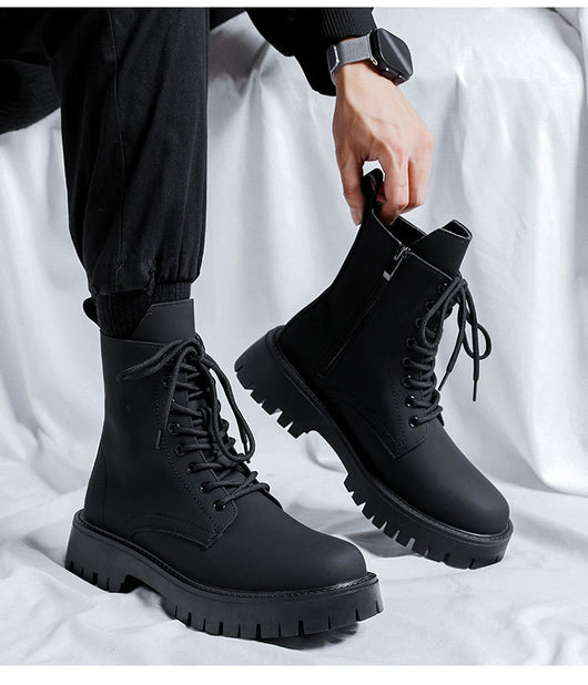 Botas Martin de Trabajo Negras Caña Alta - Suela Gruesa y Resistente - Image 18