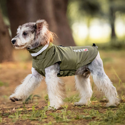 Poncho Impermeable Reflectante para Perros - Protección Total en Lluvia y Viento