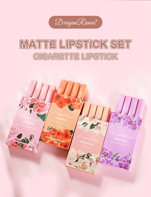 Estuche de Labiales Mate Efecto Cigarro - Colección 4 Flores - Image 21