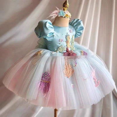 Vestido Princesa Niña FARCENT con Falda Voluminosa Burbuja - Image 9