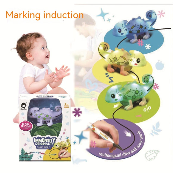 Robot Dibujante con Inducción de Luz y Bolígrafo Inteligente
