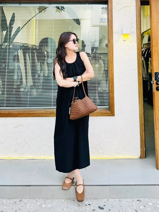 Bolso Tejido de Cuero Auténtico para Mujer - Bandolera Minimalista - Image 42