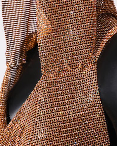 Chaleco Deportivo Brillante con Capucha y Lentejuelas Metálicas - Image 30