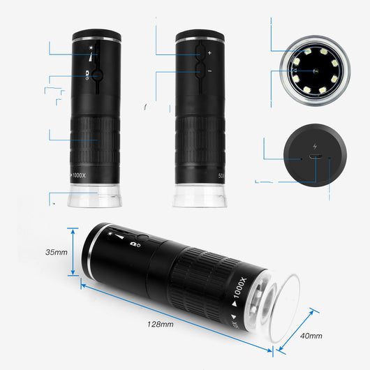 Microscopio Digital USB con Cámara inalámbrica para Soldadura - Image 4