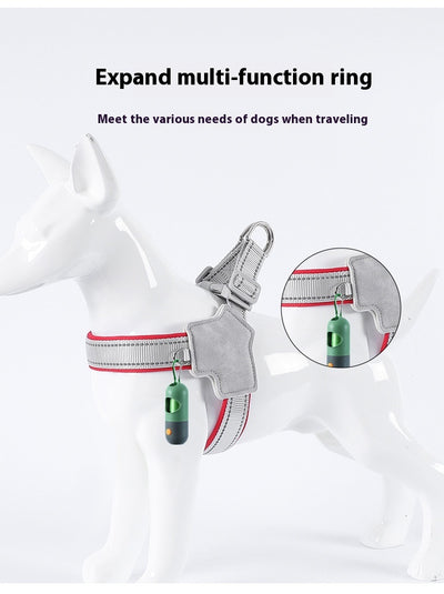 Arnés de Pecho para Perro con Cuerda de Mano - Chaleco de Control Suave - Image 11