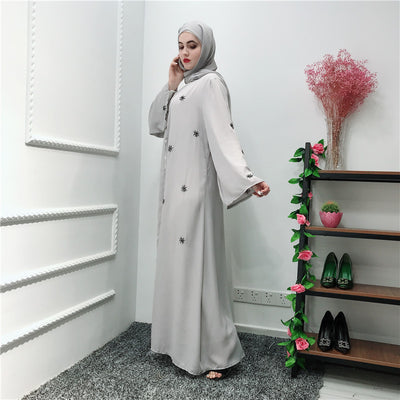 Cardigan Bordado Elegante con Pañoleta a Juego - Image 6