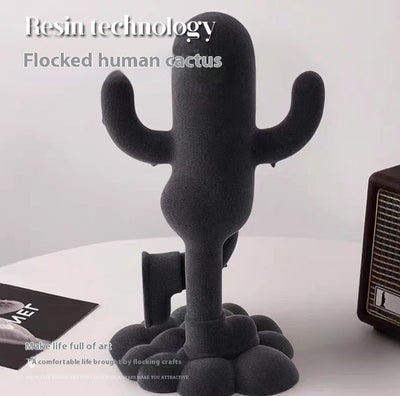 Adorno Decorativo Cactus Humanizado con Textura Suave - Image 14