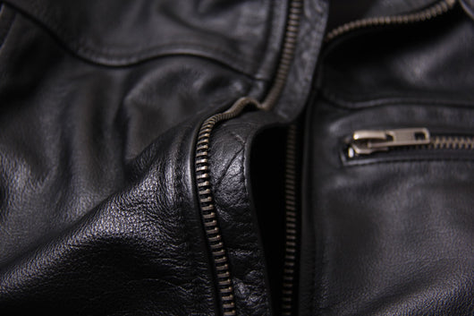 Chaqueta de Cuero Slim Fit con Cuello Alto para Hombre - Diseño Moderno y Trendy - Image 12