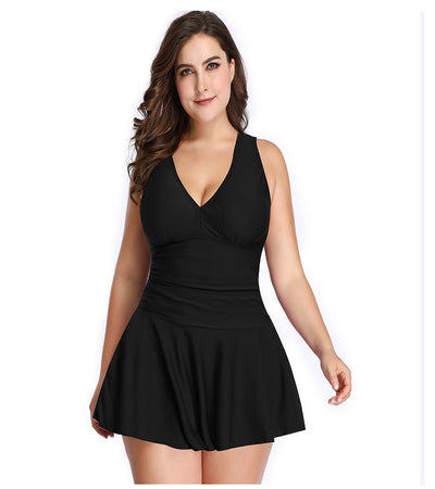 Traje de Baño Térmico con Falda Dividida Estampado Europeo Americano - Image 21