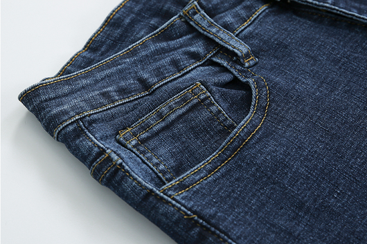 Jeans Slim Cropped Elásticos para Hombre - Image 8
