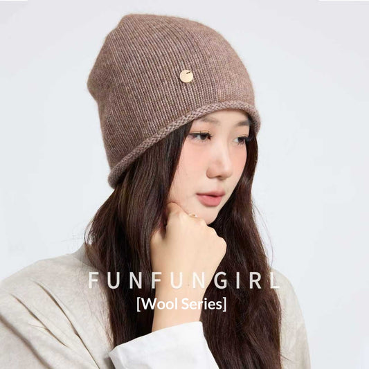 Gorro de Lana Tejido para Mujer con Protección de Oídos
