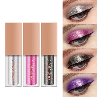 Set de 8 Sombras Líquidas Perladas Multicolor con Brillo para Ojos - Image 4