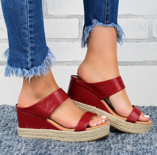 Sandalias Cuña PU Elegantes para Mujer - Comodidad y Estilo - Image 17