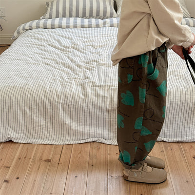 Pantalones Casuales de Algodón Lavado para Niños - Image 9