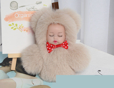 Llavero de Peluche Suave Rex con Diseño para Dormir