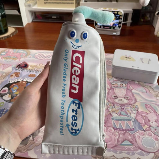 Estuche Portalápices Diseño Pasta de Dientes - Organizador Escolar Divertido para Niñas - Image 9