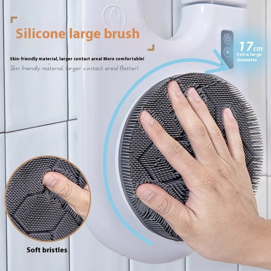 Cepillo Eléctrico de Baño Montado en Pared para Masaje Corporal - Image 2