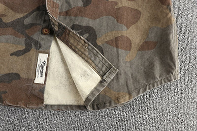 Chaqueta Cargo Camuflaje Retro para Hombre con Bolsillos Funcionales - Image 19
