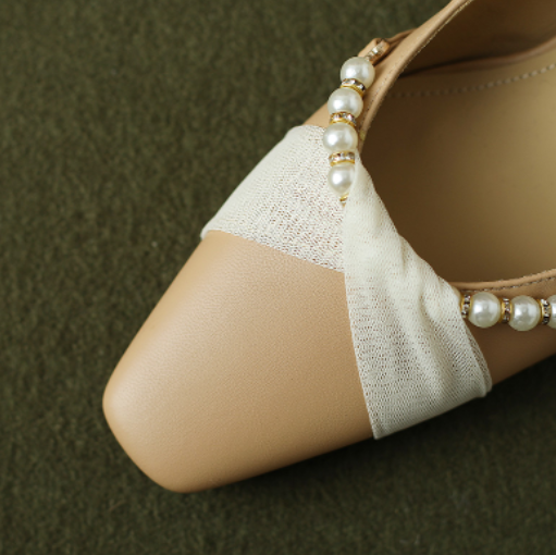 Zapatos de Dama Elegantes con Perlas Decorativas - Image 13