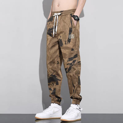 Pantalones Harem Camuflaje Versátiles para Trabajo y Casual - Image 3