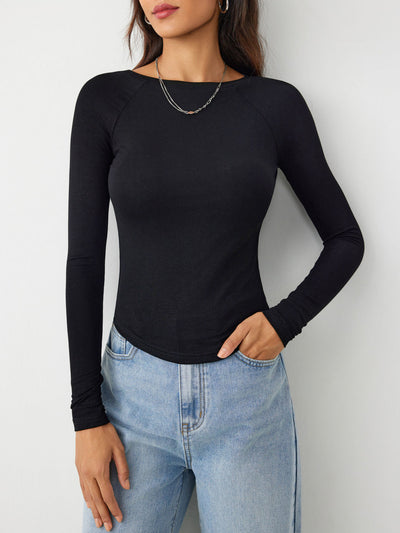 Blusa Térmica Ajustada de Manga Larga para Otoño e Invierno - Image 9